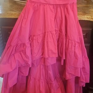 Ulla Johnson Fuchsia High Low Dress